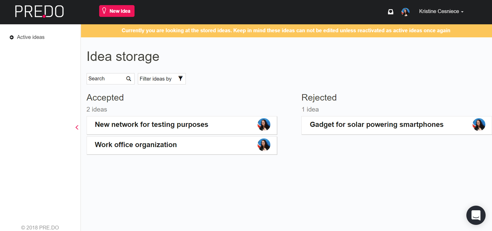 PRE.DO Product Screenshot